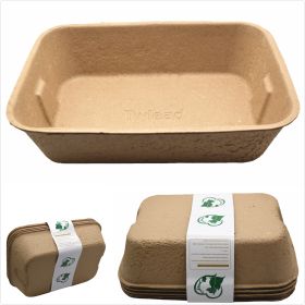 Disposable Cat Litter Box (5 Pack of Trays) Eco Friendly 100% Recycled Paper Cat Tray (Shipment From FBA)