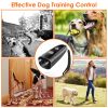 Ultrasonic Dog Anti-Bark Device 2 in 1 Rechargeable Barking Control Training Tool 32ft LED Light 2 Mode Dog Whistle Safe for Dog Human