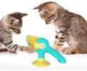 Pet Track Ball Cat Behavioral Training Toy Scratcher Interactive Toy Wall or Desktop Mount