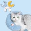 Cat Pillow, Small Pillow for Cat, Cat Blankets for Indoor, Pet Toy, Small Banana Donut Bed for Pets, Little Pillow for Cats No Heating Pad, Real Littl