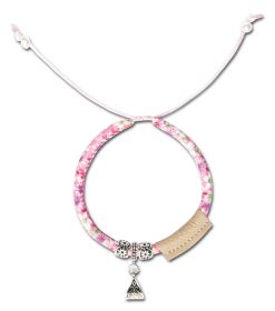 Touchcat Lucky Charms Designer Cable Necklace Cat Collar (Color: Pink)