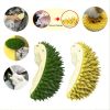 Durian Cat Brush, Dog Cat Self Groomer, Wall Corner Scratcher Massage Combs Durian Shape Molars Eat Slowly Toys Multifunctional Scratch Massager Tool