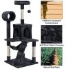 51" Cat Tree with Hammock and Scratching Post Tower