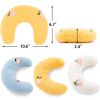 Cat Pillow, Small Pillow for Cat, Cat Blankets for Indoor, Pet Toy, Small Banana Donut Bed for Pets, Little Pillow for Cats No Heating Pad, Real Littl